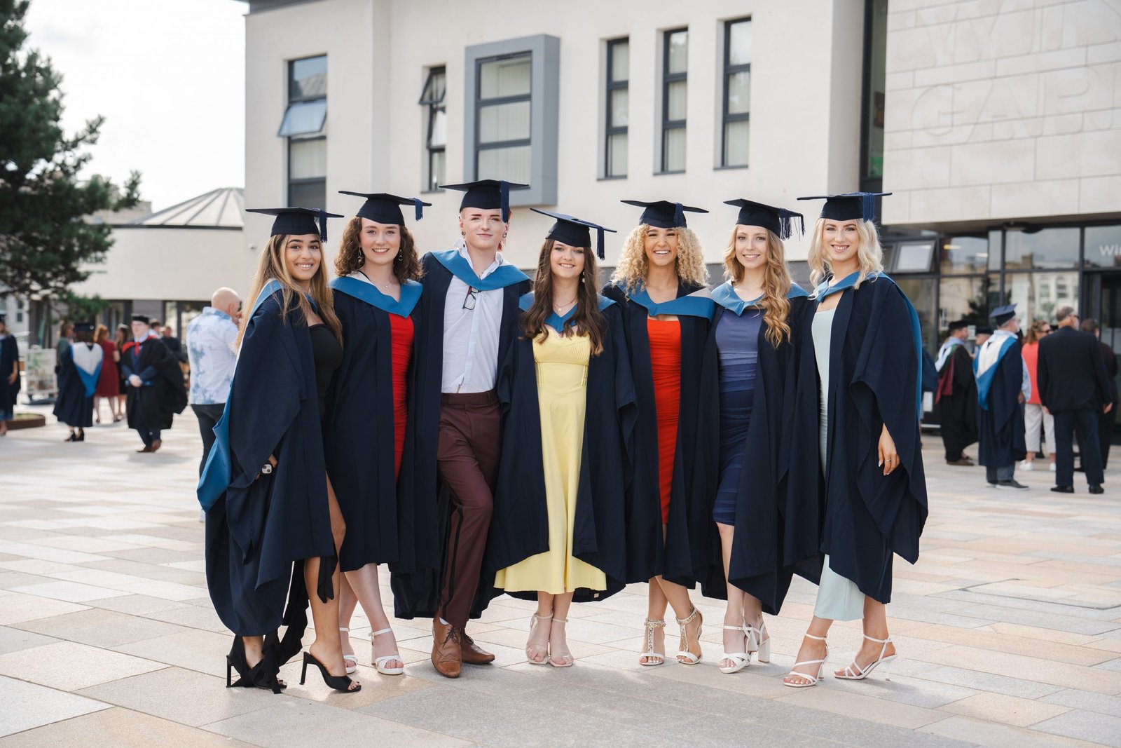 students at university centre weston at graduation