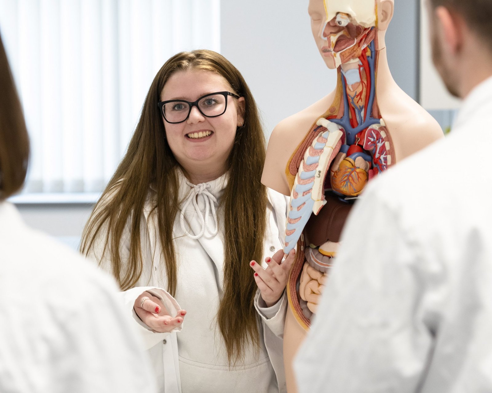 Students learning about Nutrition