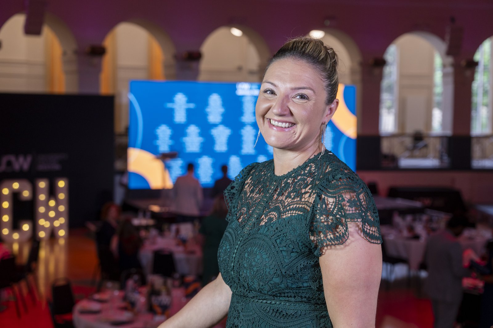 Emma-Louise at the UCW Awards