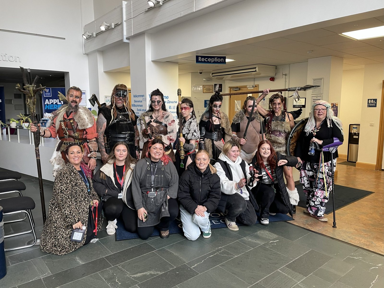 Featured image for “Learners Take Part in Viking Battle Photoshoot!”